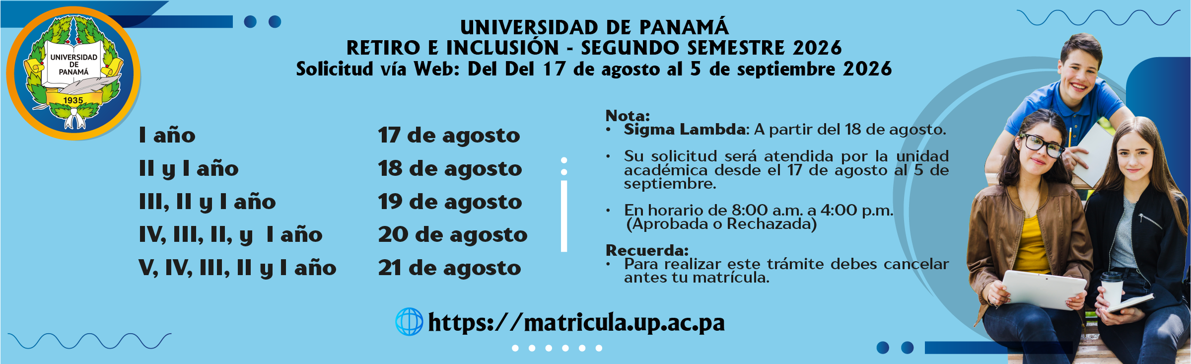Retiro e Inclusión - Segundo Semestre 2026