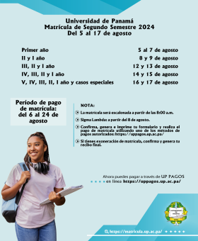 Matricula segundo semestre 2024